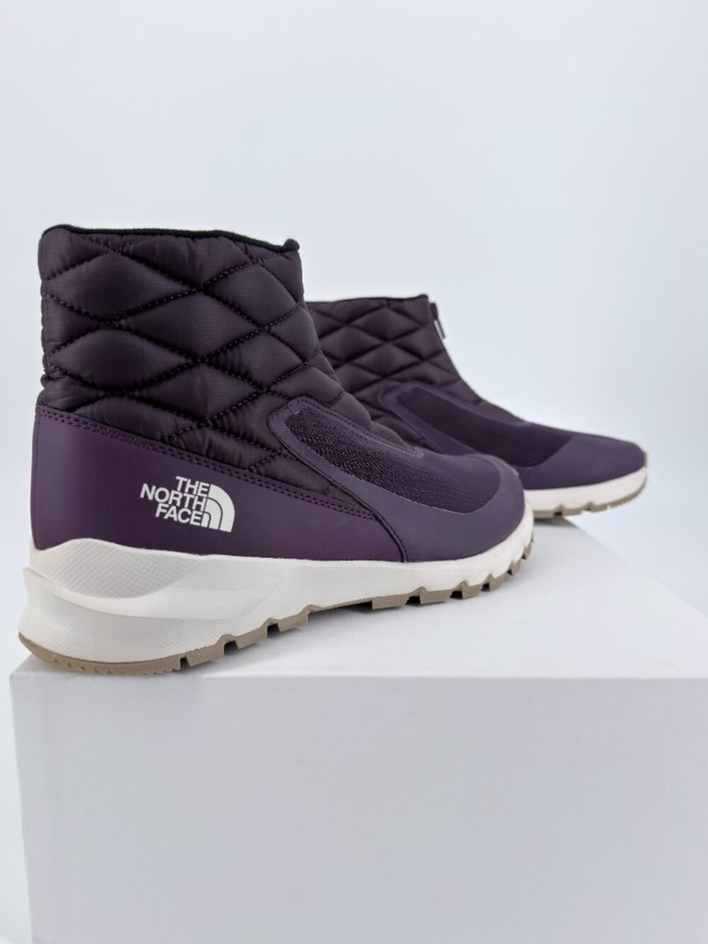 The North Face ThermoBall Progressive Zip Boots Womens 11 Purple Insulated - Picture 6 of 11
